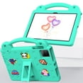 thumbnail image 2 of Dteck Kids Case for Revvl Tab 5G Tablet Case, Children Friendly DIY Cartoon EVA Foam Protective Handle Stand Cover for T-Mobile REVVL Tab 5G (2023) 10.36 Inch Tablet,Mintgreen, 2 of 8