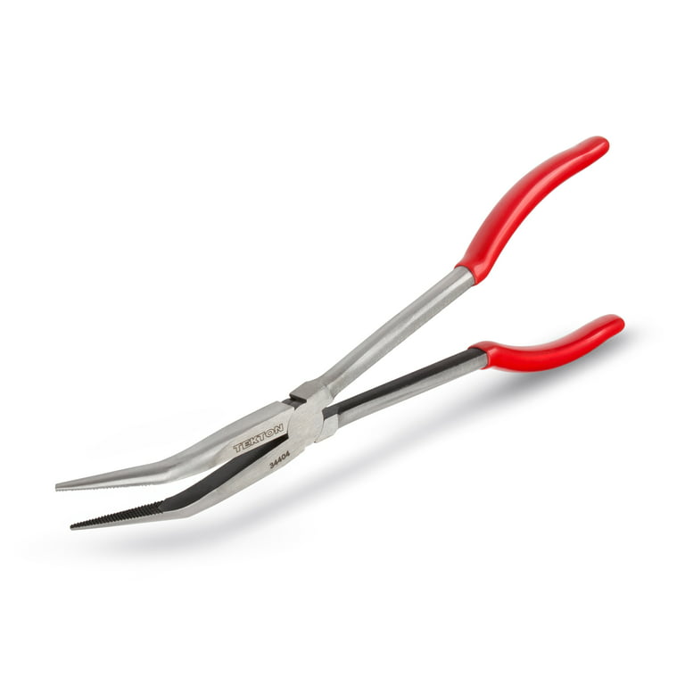11 Extra-Long Bent Needle Nose Pliers 45o Bent