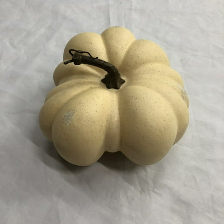 Way To Celebrate Harvest Short Pumpkin, Creme