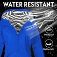 thumbnail image 5 of Dxzfnsa Women's Waterproof Rain Jackets with Hood Fashion Womens Lightweight Stripes Long SLeeve Hoodies Outdoor Zipper Raincoats with Pockets, 5 of 9