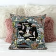 thumbnail image 3 of Wu Zetian Throw Pillow with Removable Cover in Gray Pink White Green 18x18, 3 of 5