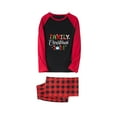 thumbnail image 3 of Odeerbi Christmas Pajamas for Family Holiday Long Sleeve Family Christmas Pajamas Matching Sets Mom Parent-Child Printed Home Wear Two-Piece Sleepwear Xmas Family Matching PJs Set Red, 3 of 3