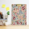 thumbnail image 5 of FMSHPON Trendy Floral Design Clipboard Hardboard Wood Nursing Clip Board and Pull for Standard A4 Letter 13x9 inches, 5 of 7