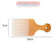 thumbnail image 2 of 3 Peine para el cabello para el hogar, peine para el cabello de dientes anchos de plástico, peine para el cabello con estilo portátil, 2 of 5