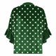 thumbnail image 5 of Tejiojio Women's Casual Printed Top Lace Trim V-Neck 3/4 Sleeves Button Down Fashionable Daily Wear, 5 of 6