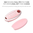 thumbnail image 3 of Key Fob Case Shell Fit for Nissan,Soft, Full Protection,Pink Sliver, 3 of 6