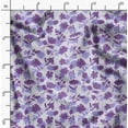 thumbnail image 2 of Soimoi Florals Printed, Poly Canvas Fabric, Decor Sewing Fabric by The Yard 56 Inch Wide,Decorative Fabric for Curtains Tote Bags, Medium Purple, 2 of 6