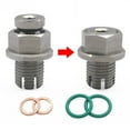 thumbnail image 4 of UNTERING Stainless Steel Oil Drain Plug Repair with Wrench Self Tapping Oil Pan Thread Repair Kits Leak Proof Gasket, 4 of 7