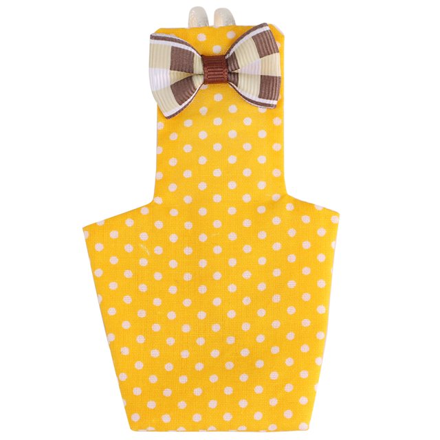 Reusable Parrot Pigeon Cockatiels Birds Diaper Flight Suits Nappy Flying Costume (Yellow M)