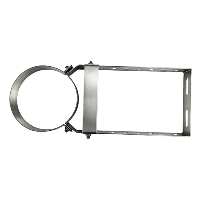 lingqin Support de Tuyau de Cheminée Réglable Support Durable en Acier Inoxydable Diamètre 15cm