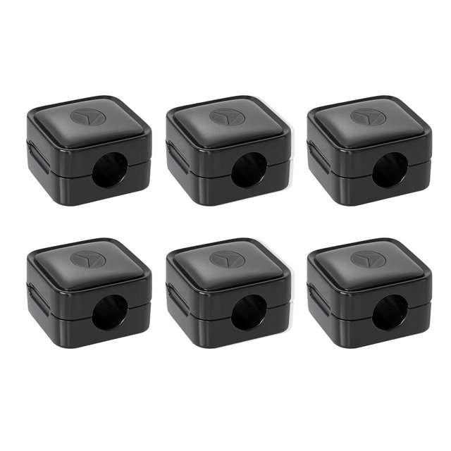 LUVCLS Clips para sujetar cables PandaXun, clips adhesivos para cables de cargador, organizador de cables, organizador de cables USB para el hogar, la oficina, el escritorio, el teléfono, el automóv