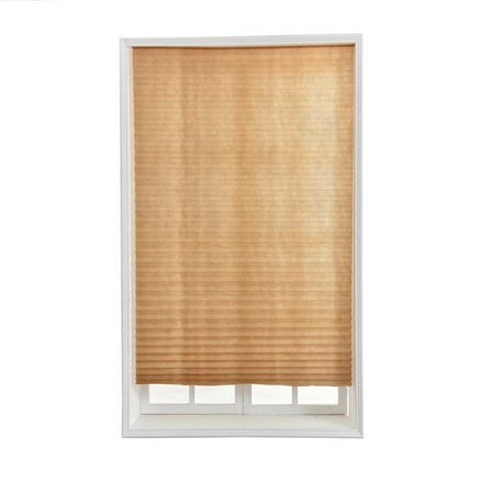 Self-Adhesive Pleated Blinds Half Blackout Windows Curtains Office Bathroom Kitchen Balcony