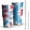 Red and Blue Tie Dye Pattern, variant on Red and Green Tie Dye Pattern Tumbler 1 Pack, Vacuum Insulated Tapered Car Cup Double Wall Vacuum Insulation Gifts Ideas for Teens Adults Office Workers Teachers