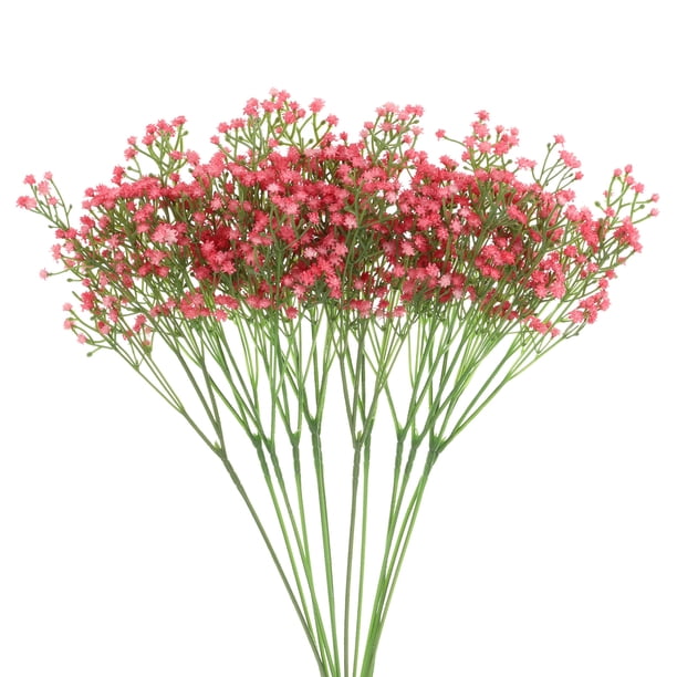 Uxcell 12Pcs Flores Artificiales Falsas a Granel, Ramo de Flores Artificiales de PU con Tallos, Rosa