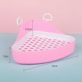 thumbnail image 6 of Small Pet Toilet Detachable Triangular Hollow Rabbit Litter Box for Ferrets Hamsters Cats Guinea Pig, 6 of 8