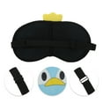 thumbnail image 2 of Unique Bargains 1 Pc Portable Crown Duck Sleep Mask for Hotel Blue Fleece, 2 of 3
