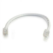 C2G 04234 Cat6 Non-Booted Unshielded (UTP) Network Patch Cable, White (3 Feet/0.91 Meters)