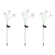 Evergreen Garden (#2SP5314) Flex-Branch Metal and Plastic Solar Stakes, Set of 3