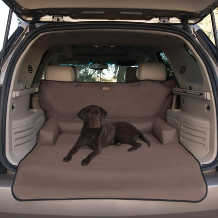 UPC: 0655199078820 | K&H Pet Products Bolster Cargo Cover Tan 54 Inches Standard/Mid-Size Vehicle