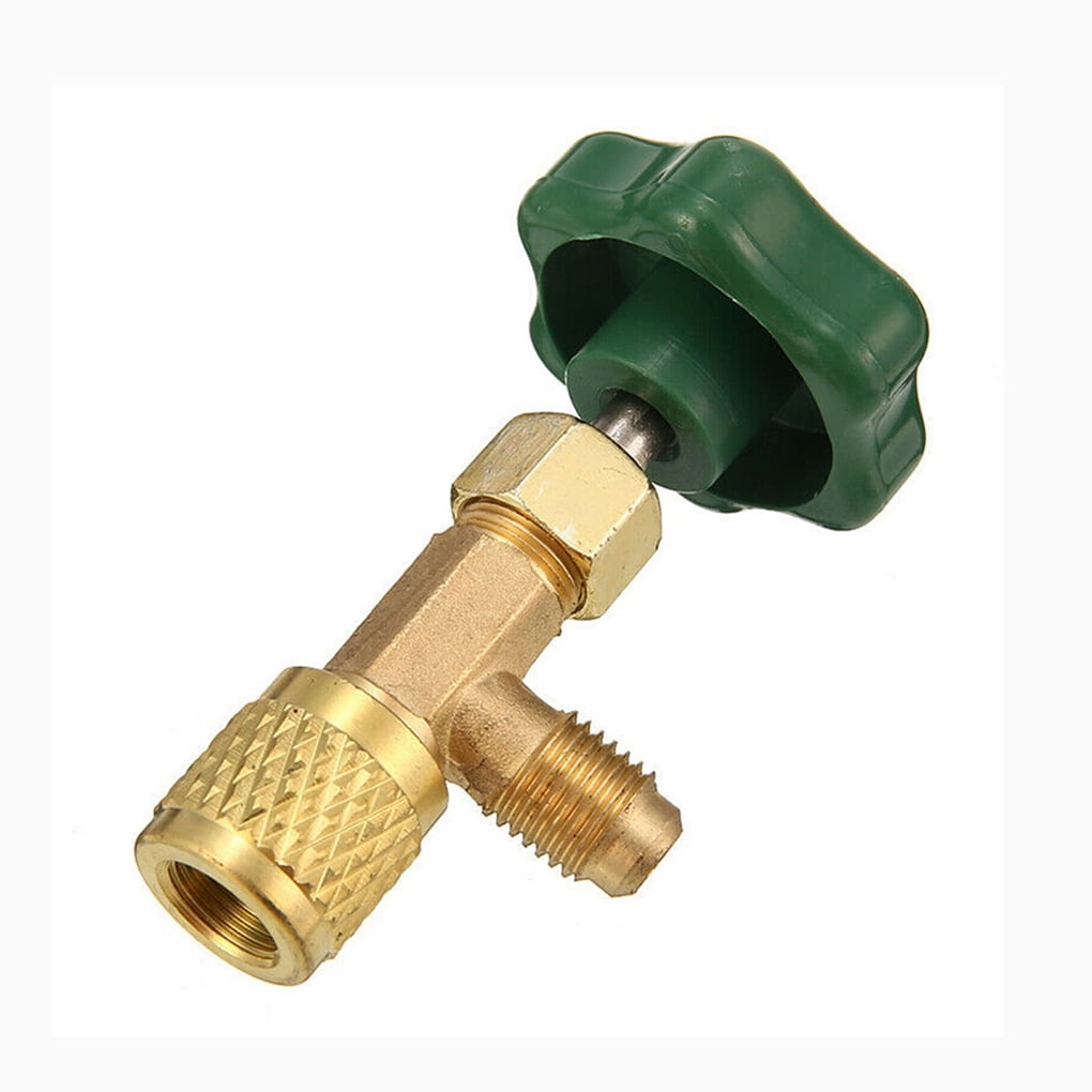 Linyer Car A/C Can Valve Replacement Air Conditioner Dispensing Bottle
