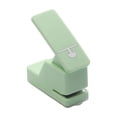 thumbnail image 3 of Perforadora de papel para adultos, material de oficina para encuadernación de discos, manualidades y diarios. Agujero de hongo verde, 3 of 9