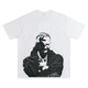 thumbnail image 1 of Camiseta de manga corta estampada del rapero americano de Drake 2025 para hombre, manga corta holgada de algodón puro pesado con cuello redondo, 1 of 5