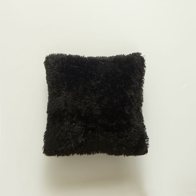 Funda de almohada de felpa Funda de almohada de león marino de peluche de cristal Suave y cómoda Funda de cojín creativa de color sólido