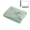 thumbnail image 3 of Qocolhg Solid Color Conditioning Quilt, Lightweight Summer Comforter Cooling Blanket for All Season Use, Machine Washable, Bedding Soft Coverlet Cooling Quilts for Hot Sleepers, 39x59 inch, Green, 3 of 6