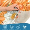 thumbnail image 3 of Yayeee Kitchen Curtains Tier Pair Light Filtering 27"x24" Rod Pocket Short Cafe Window Panel, Sunny Floral, 3 of 7