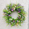 thumbnail image 7 of Fankiway Spring Wreaths for Front Door Welcomes Summer Flowers, Weather Proof Green Year-round Wreath, Home, Rural Outdoor Interior Decoration Home Decor Gifts, 7 of 7