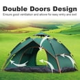 thumbnail image 2 of Tente Instantanée Pop-Up pour 3-4 Personnes, Tente Dôme de Camping Automatique à Double Couche, Imperméable, Tente Familiale pour la Randonnée, le Backpacking, la Plage, 2 of 8