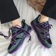thumbnail image 1 of Zapatillas de deporte para hombre con cordones de cuero PU resistente al desgaste para primavera otoño (41) Púrpura Likrtyny Tenis De Mujer Tenis De Hombre, 1 of 8