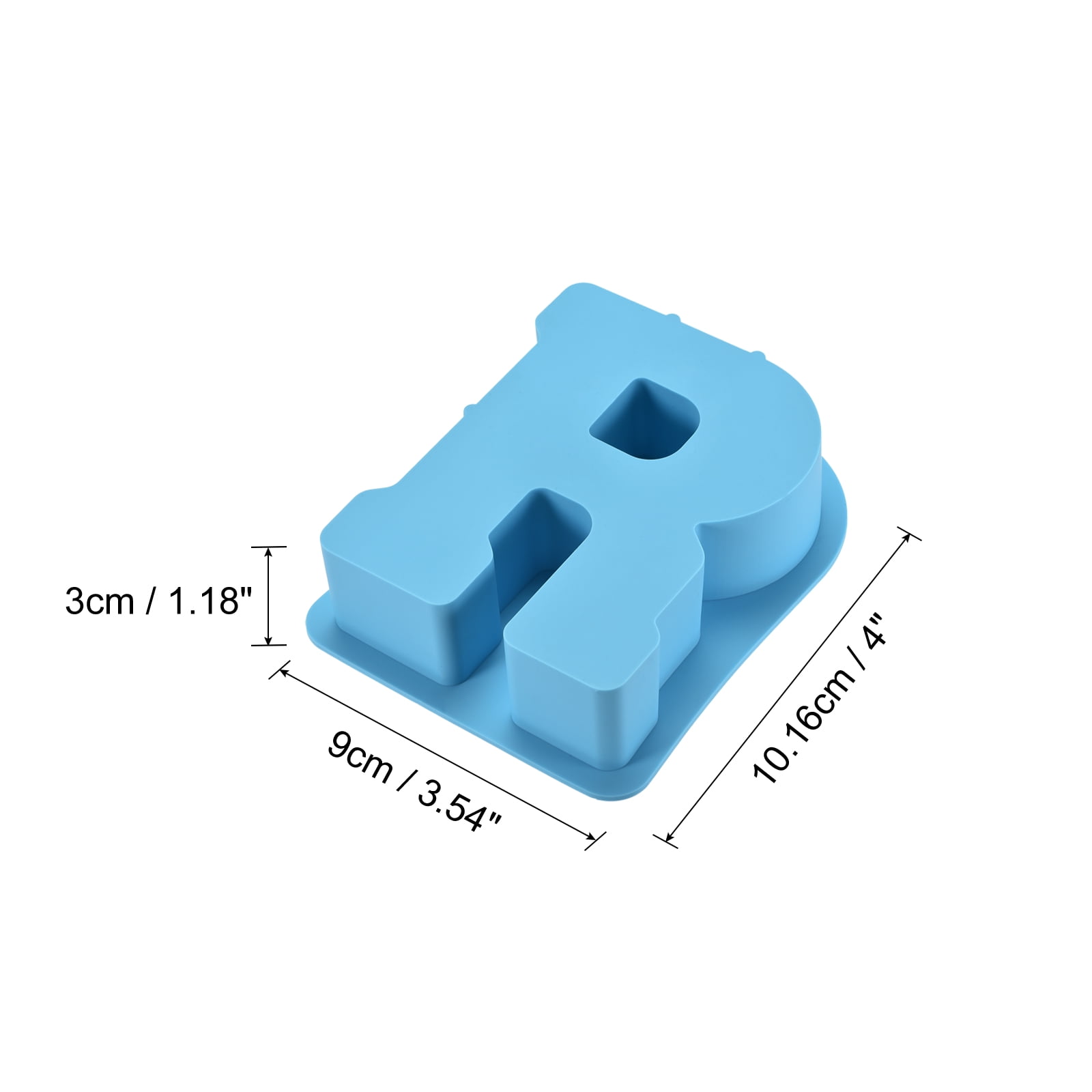 Extra large clearance silicone letter molds