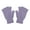 Purple, variant on 1 Pair Half Finger Gloves Winter Knit Touchscreen Warm Stretchy Mittens Fingerless Gloves in Common Size for Men and Women,black