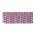 thumbnail image 1 of Abstract Computer Mouse Pad, Modern Geometric Illustration of Triangular Complex Shapes Design, Rectangle Non-Slip Rubber Mousepad Large, 31" x 12", Purple Mauve and Baby Pink, by Ambesonne, 1 of 2