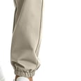 thumbnail image 3 of Aezemi Men Lightweight Cargo Jogger Pants with Zipper Pockets Elastic Waist Casual Hiking Running Workout Long Pants Outdoor Pull on Fashion Fall Spring Trousers L, 3 of 5