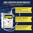 thumbnail image 4 of GCA-06W Professional Digital Geiger Counter Radiation Monitor with External Wand - NRC Certification Ready- 0.001 mR/hr Resolution - 1000 mR/hr Range, 4 of 9