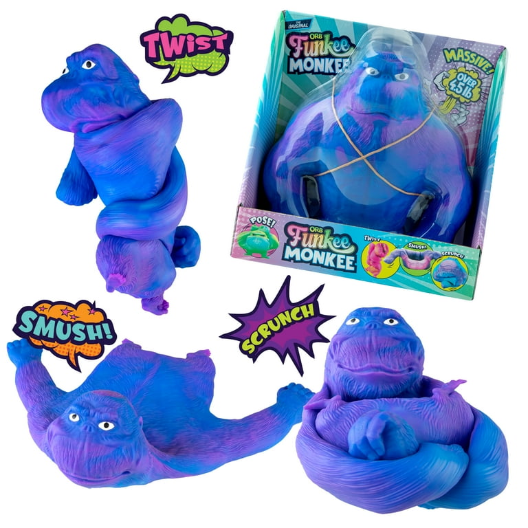 ORB‚Ñ¢ Jumbo Funkee Monkee (Blue/Purple) 4.5lbs - Hand