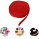 thumbnail image 5 of Cinta de fieltro de lana para manualidades DIY Patchwork Decoración Apliques y parches decorativos Material Bowknot Christmas Tree Wreaths Ribbon 5 x 500CM (Rojo), 5 of 7