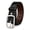 Black, variant on Catelles Men's Genuine Leather Black Belt with Stainless Steel Buckle , Casual & Business Wear Gift by Box&For Waist 42 Width 1.5in(3.8cm)