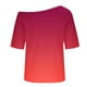 thumbnail image 5 of TaTaai Off Shoulder Loose Short Sleeved Home Top, Women Slanted Neck Printed Style, Regular Length, Spring Summer Daily Leisure Clothing Gift, 5 of 6