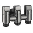 thumbnail image 3 of 3 Way Angle Valve Improve the Functionality of Your Home or Commercial Spaces with the Three Way Black-Gray Stainless steel, 3 of 9