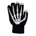 thumbnail image 1 of Unisex Stretchy Hand Warmer Skeleton Gloves, 1 of 7