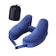 thumbnail image 1 of Almohada cervical de viaje con soporte cervical para coche, avión y funda desmontable. Azul marino, 1 of 9