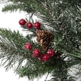 thumbnail image 6 of Glitz Design Glitzhome 4ft Flocked Christmas Tree With 100 Warm White Light Pinecone and Berries, 6 of 8