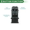 thumbnail image 3 of Interruptor de ventana eléctrica Unique Bargains para Honda Accord 2008-2012 No.35750TE0A31/35750TE0A32, 3 of 7