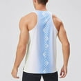 thumbnail image 2 of Lightweight Tank Tops for Men Classic Gradient Color Mens Undershirts Marathon Sport Race Vests, 2 of 5