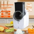 thumbnail image 4 of USB/Battery-Powered White Electric Food Processor for Home Kitchen: Multi-Functional Slicer, Shredder & Chopper – Compact, User-Friendly, Durable Vegetable Cutting Tool for Efficient Meal Prep, 4 of 5