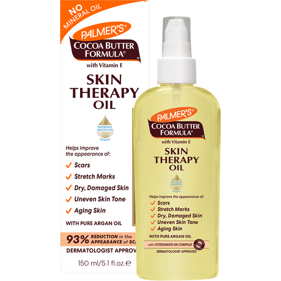 (6 pack) Palmer's Cocoa Butter Formula Skin Therapy Oil for Dry Skin, 5.1 fl. oz.