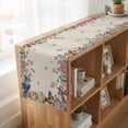 thumbnail image 6 of Table Runners 108 Inches Long Dress Scarves, Spring Floral Birds Farmhouse Coffee/Dining/Kitchen Table Runner for Living Room, Butterflies Daisy Farmhouse Flowers 13x108 Inch, 6 of 9
